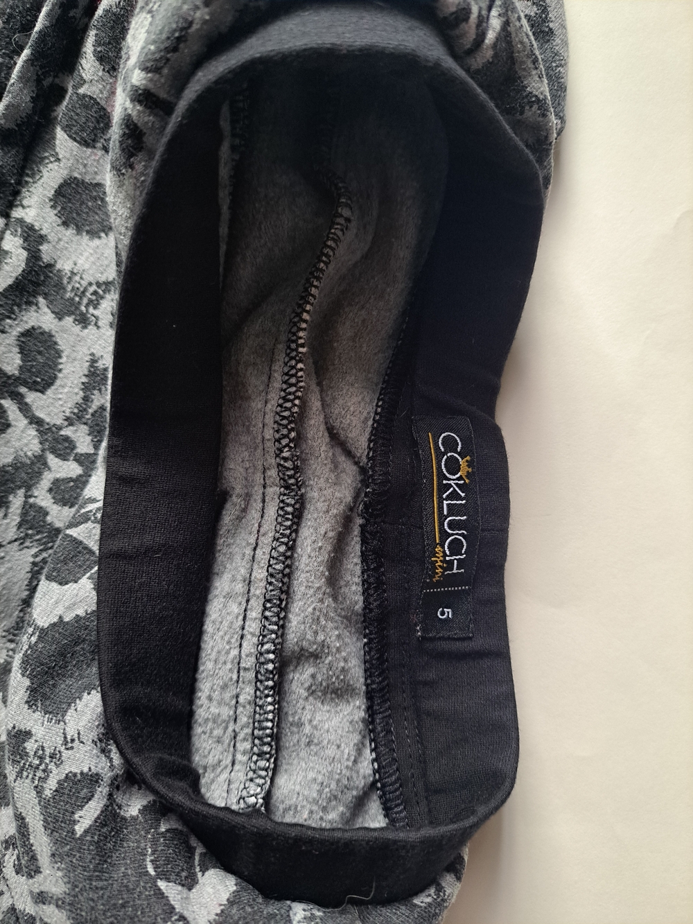 🇨🇦 Cokluch Mini Girl Tiered Black and Gray Knit Skirt 5 - Picture 3 of 3